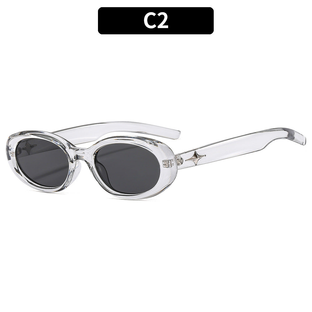 Gafas de sol de PC de PC Star Oval Oval.